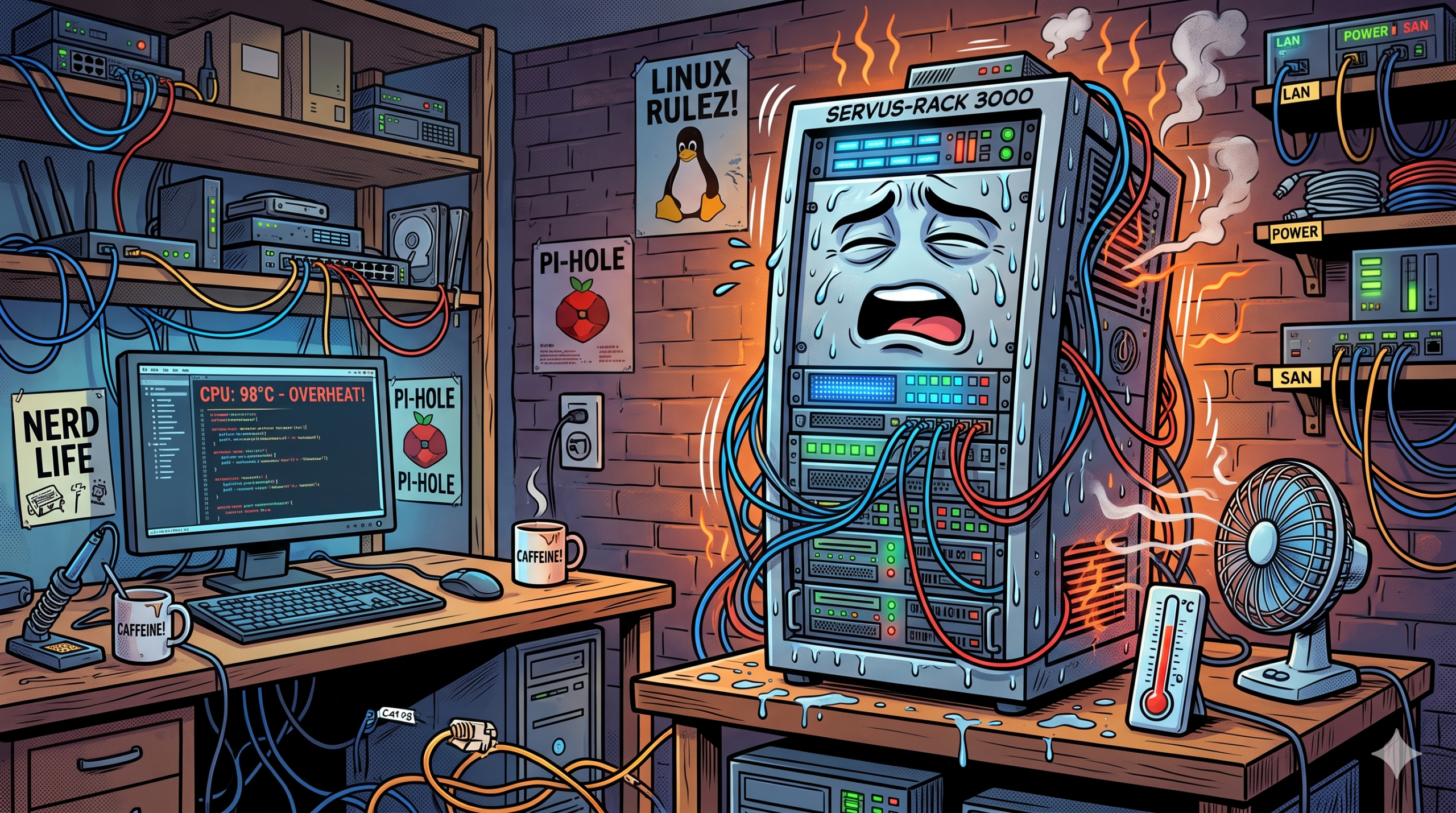 Wenn der Server ins Schwitzen kommt: Die Hitzewelle im Monitoring von „HorstTower“